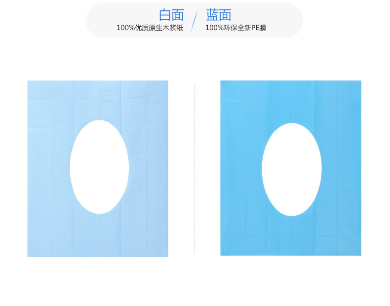 Blue Plus White Business Trip Travel Supplies Wash Cleaning Waterproof Cushion Bacteria-Proof Toilet Toilet Paper Disposable Toilet Mat Blue Plus White Business Trip Travel Supplies Wash Cleaning Waterproof Cushion Bacteria-Proof Toilet Toilet Paper Disposable Toilet Mat