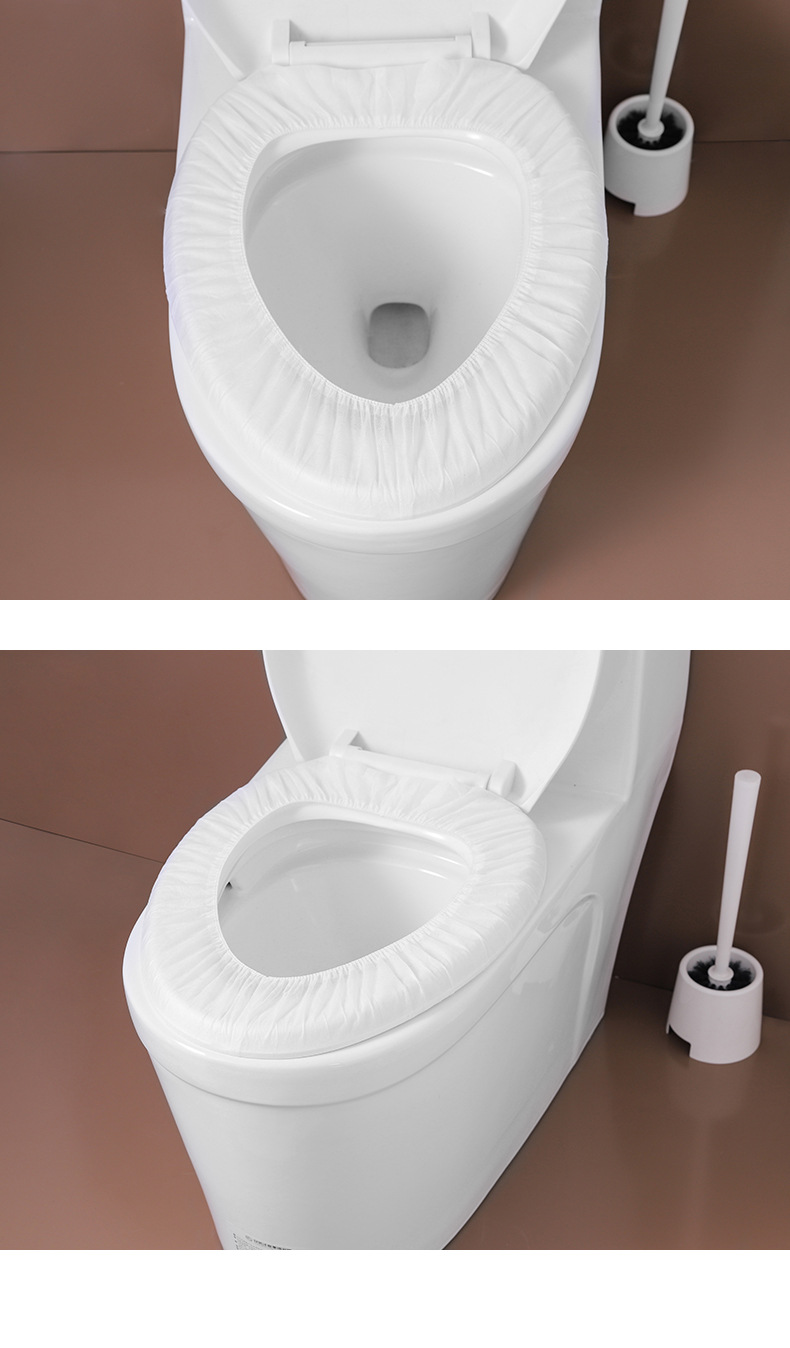 The Disposable Toilet Mat Travel Adhesive Portable Happy Day Cushion Paper Maternal Nonwoven Fabric Waterproof Universal Toilet Seat Cover The Disposable Toilet Mat Travel Adhesive Portable Happy Day Cushion Paper Maternal Nonwoven Fabric Waterproof Universal Toilet Seat Cover