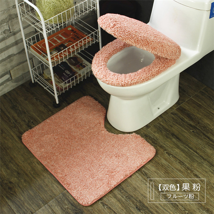 Japanese-Style Universal Plush Thermal Toilet Mat Three-Piece Thickened Toilet Seat Cover Cushion Toilet Seat Kneelet U-Shaped Cushion Japanese-Style Universal Plush Thermal Toilet Mat Three-Piece Thickened Toilet Seat Cover Cushion Toilet Seat Kneelet U-Shaped Cushion