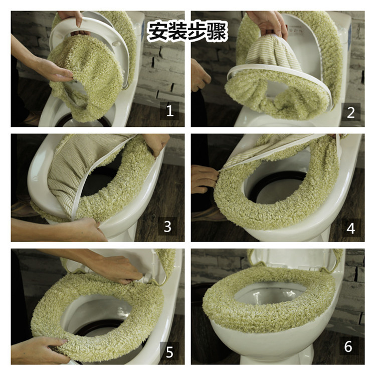 Japanese-Style Universal Plush Thermal Toilet Mat Three-Piece Thickened Toilet Seat Cover Cushion Toilet Seat Kneelet U-Shaped Cushion Japanese-Style Universal Plush Thermal Toilet Mat Three-Piece Thickened Toilet Seat Cover Cushion Toilet Seat Kneelet U-Shaped Cushion