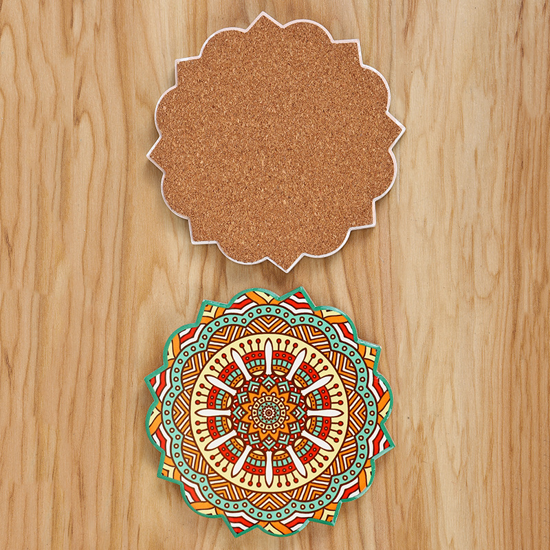 As a foreigner, Ethnic Wind Series creative household round can be as diverse as slip Coasters gel heat insulation to high temperature, or be a non-slip and anti-hot pad As a foreigner, Ethnic Wind Series creative household round can be as diverse as slip Coasters gel heat insulation to high temperature, or be a non-slip and anti-hot pad