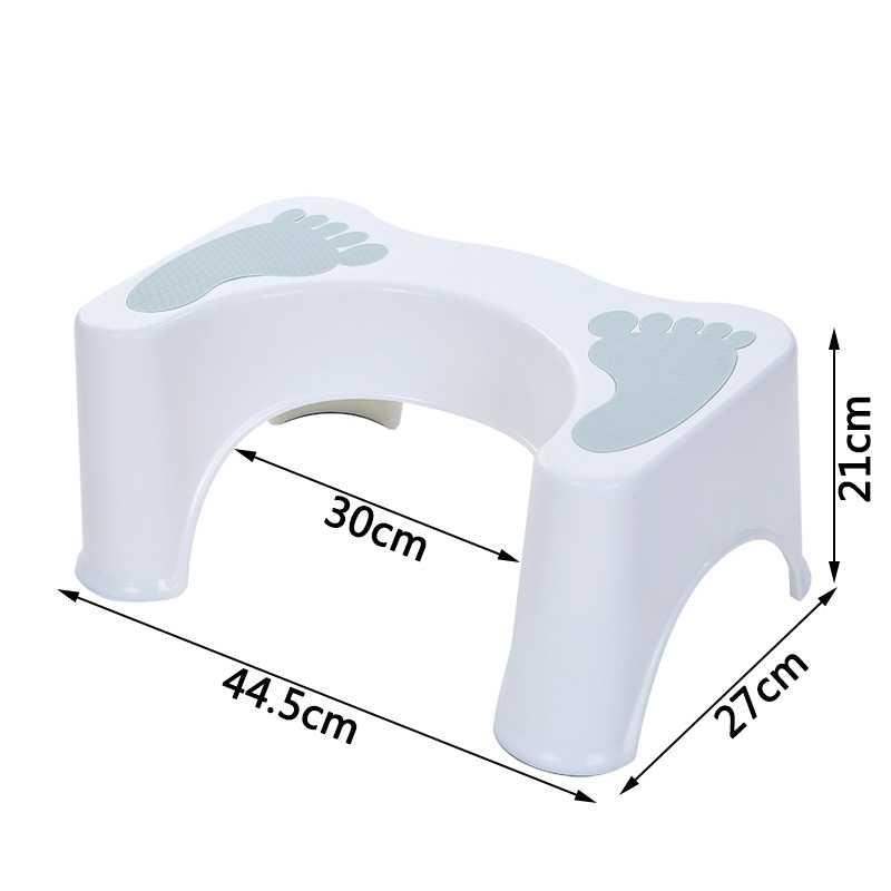 Height cushion foot versatile wash face toilet decoration stable cushion high toilet stool squat stool household foot pink.