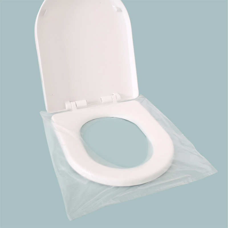 6 Pieces Disposable Toilet Mat Cushion Paper Thickened Travel Hotel Toilet Seat Cover Waterproof Isolation Toilet Set