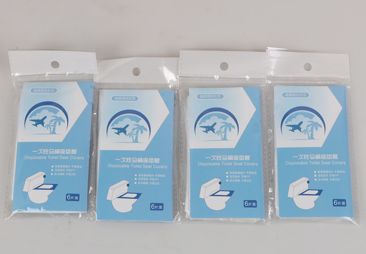 6 Pieces Disposable Toilet Mat Cushion Paper Thickened Travel Hotel Toilet Seat Cover Waterproof Isolation Toilet Set 6 Pieces Disposable Toilet Mat Cushion Paper Thickened Travel Hotel Toilet Seat Cover Waterproof Isolation Toilet Set