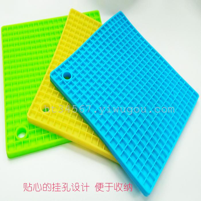 Explosion, 83g, thickened, square, honeycomb, silica gel, heat insulation pad, waterproof table mat Explosion, 83g, thickened, square, honeycomb, silica gel, heat insulation pad, waterproof table mat