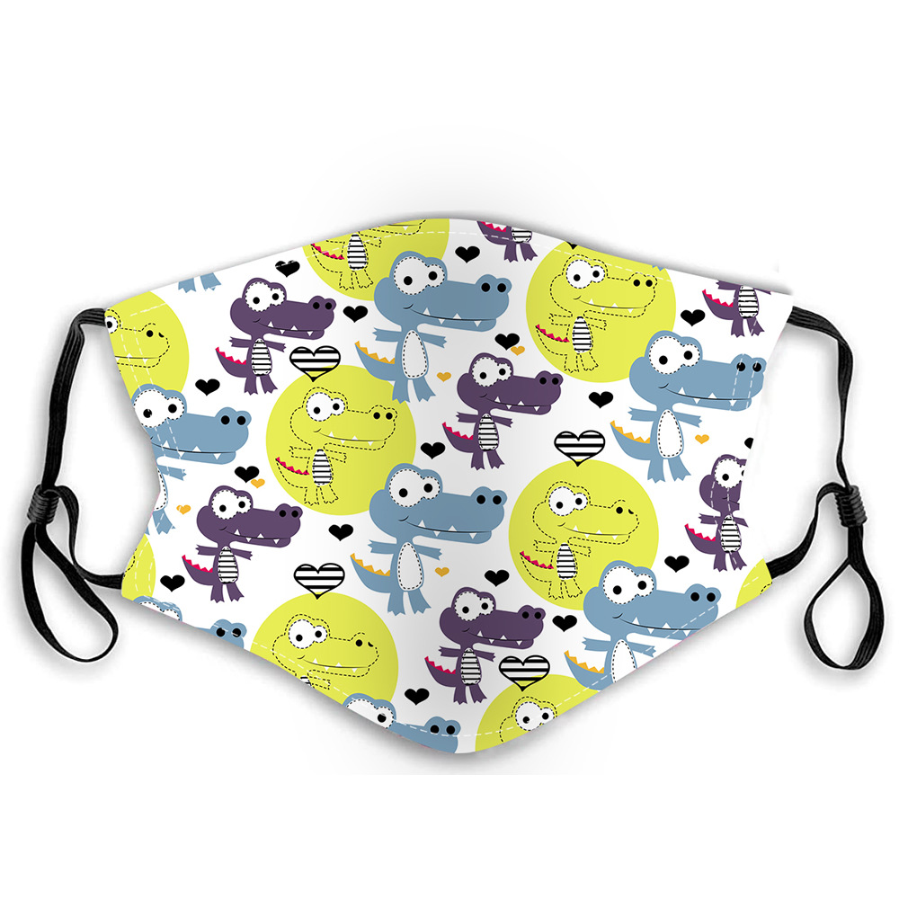 Amazon Hot Selling Children's Cartoon Mask PM2.5 Dust-Proof Haze-Resistant Mask Ear Hook Washable Baby Mask