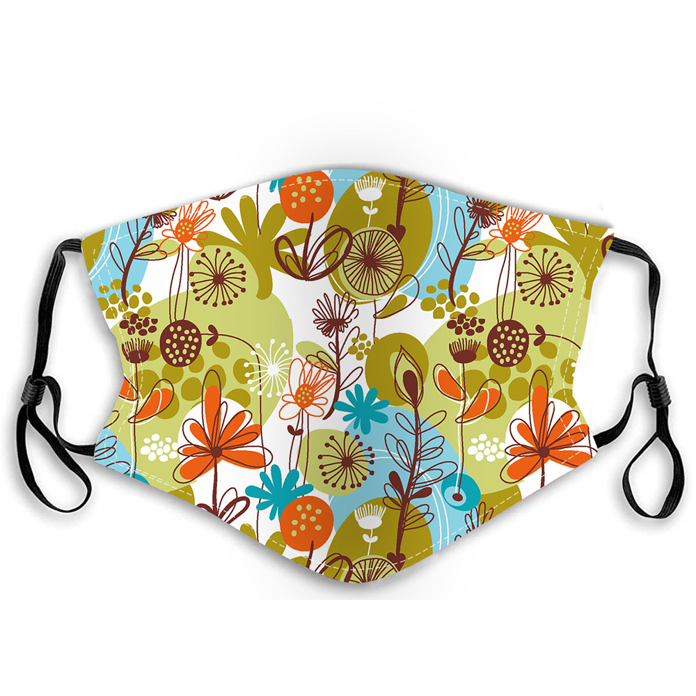 Amazon Hot Selling Children's Cartoon Mask PM2.5 Dust-Proof Haze-Resistant Mask Ear Hook Washable Baby Mask