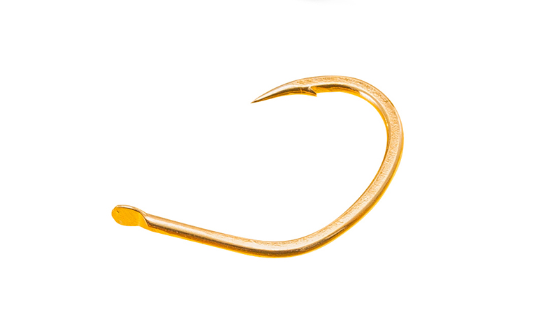 Mustad musida authentic Norway barbed hook raft raft pole hanging hook hook sleeve red carp full shipping