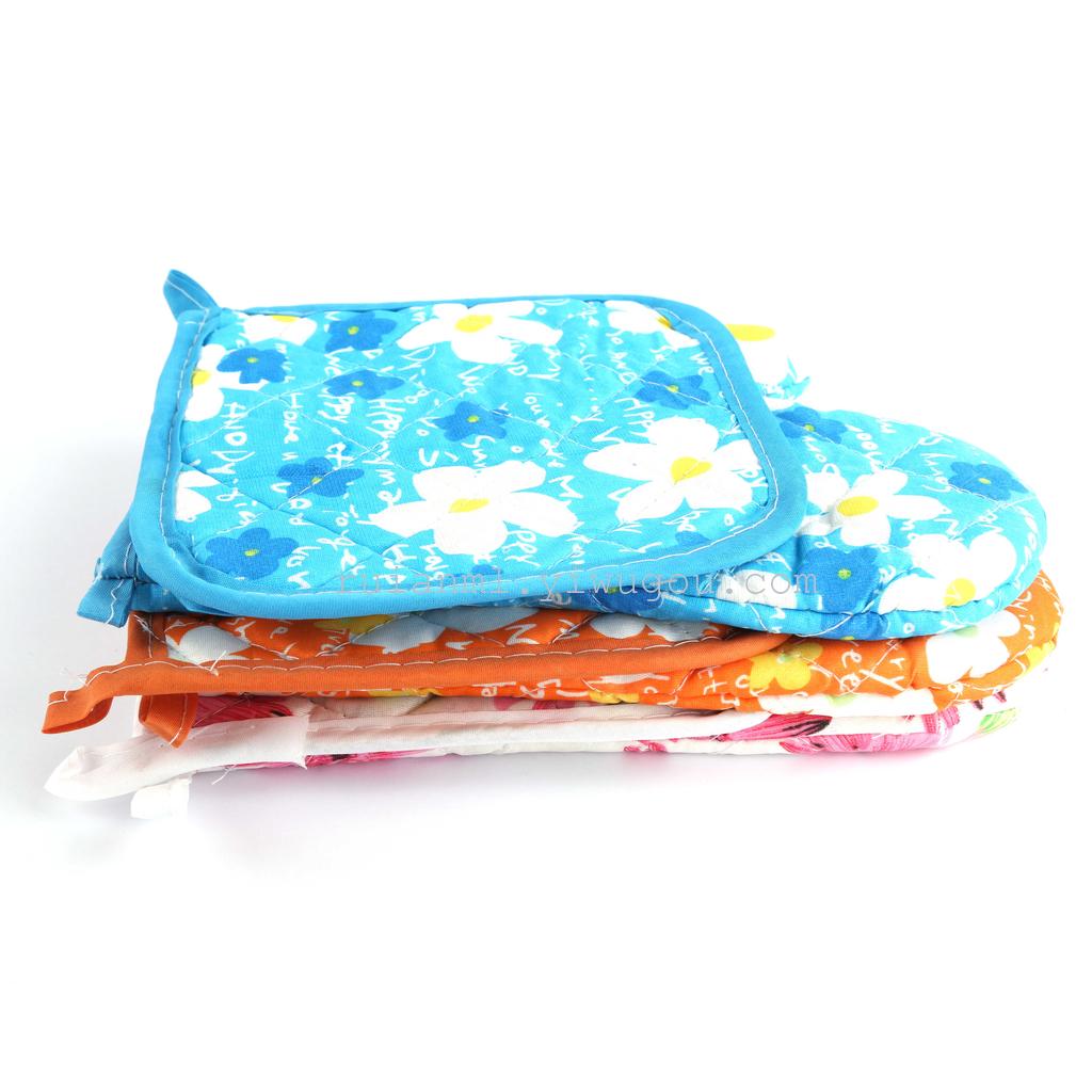 Manufacturer direct sale microwave heat mate heat insulation pad two-piece set y1-806