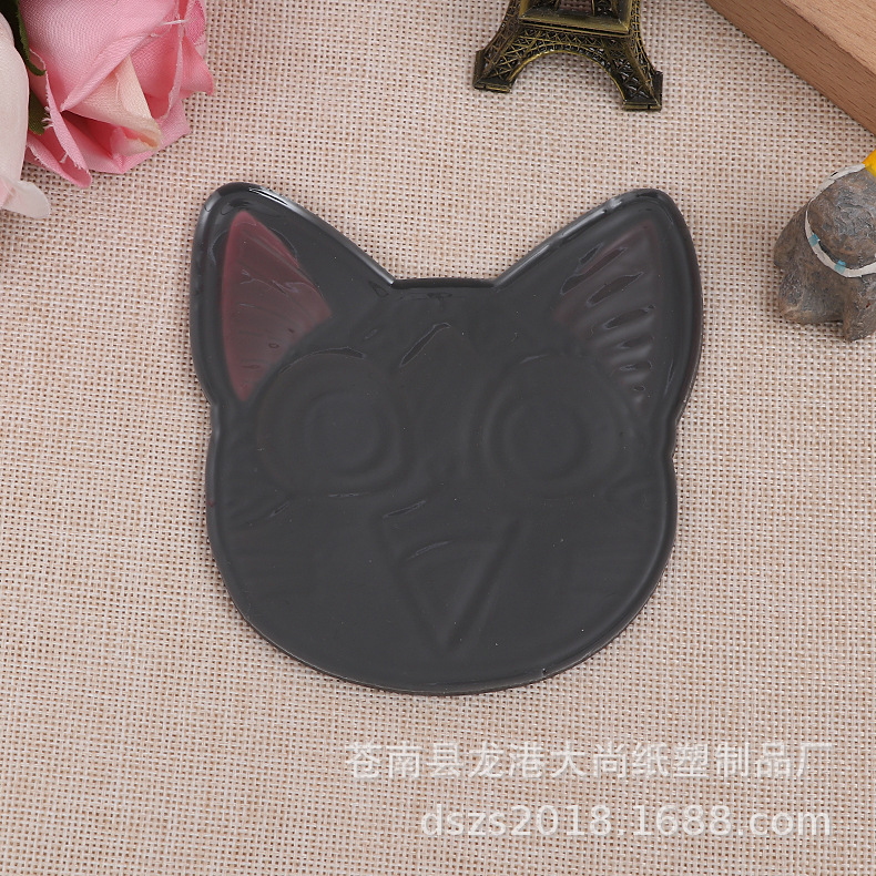 Creative Cute Cartoon Animal Silicone Cup Mat Heat Insulation Pad Thickened Soft Plastic Bowl Mat Placemat Cup Teacup Mat