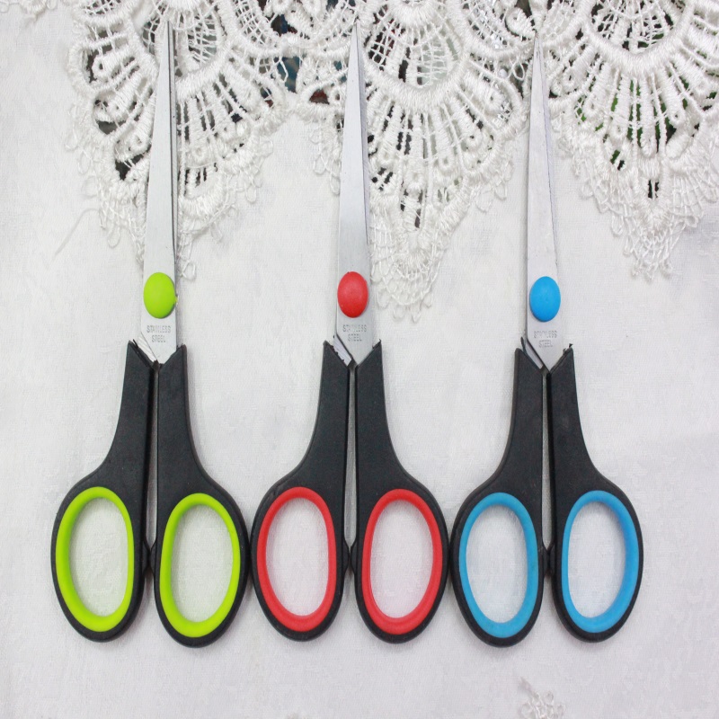 KAIBO405 stainless steel scissor and Rubber scissors