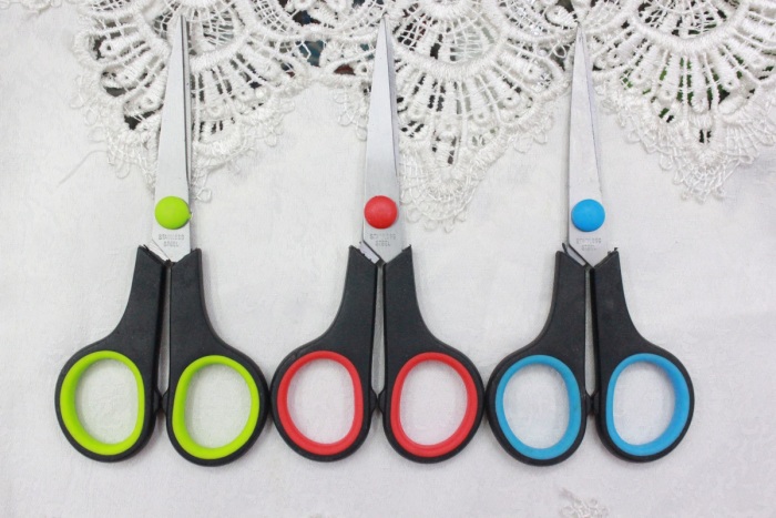 KAIBO405 stainless steel scissor and Rubber scissors KAIBO405 stainless steel scissor and Rubber scissors