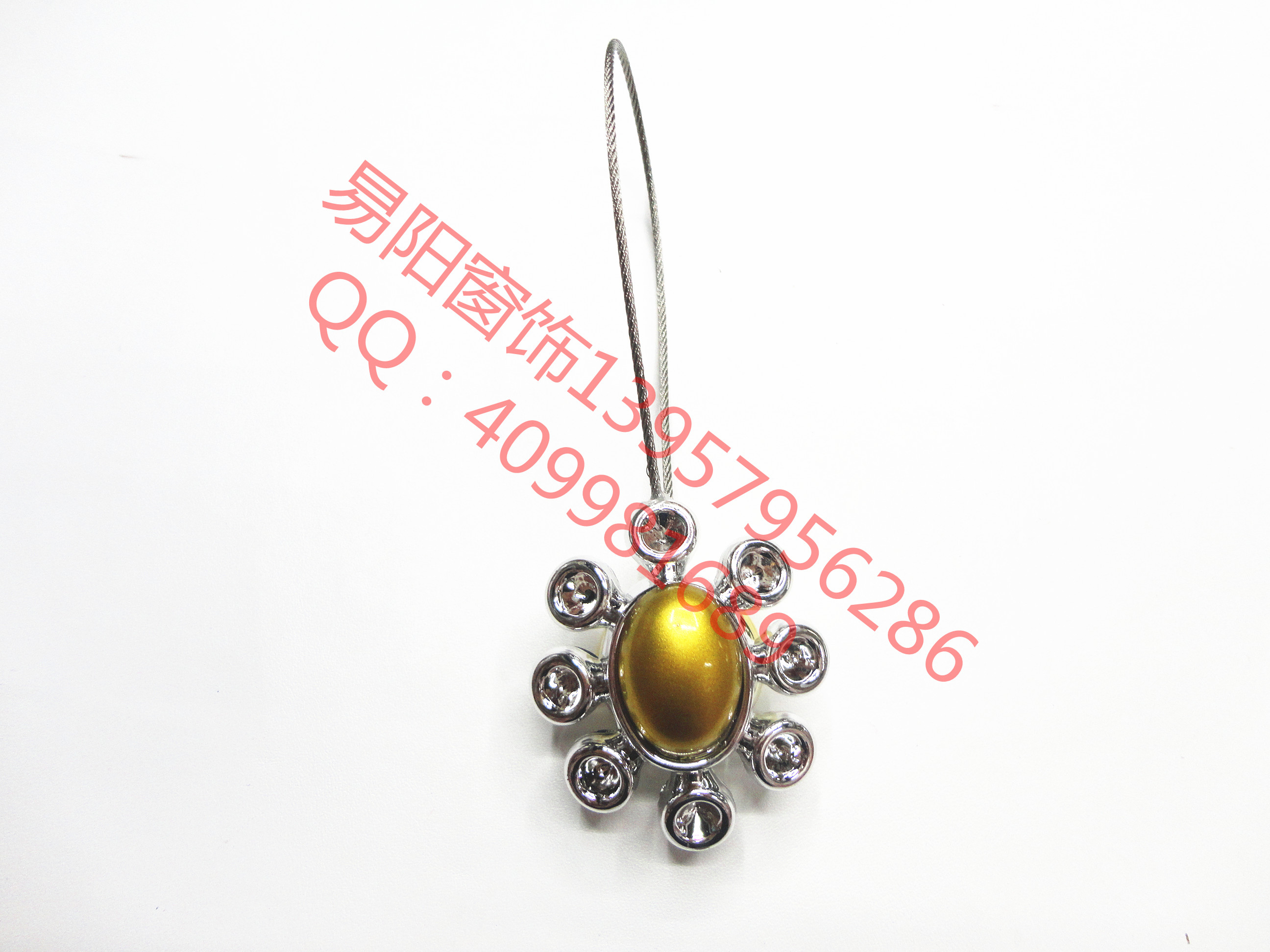 European high-grade alloy rhinestones creative Joker magnetic curtain curtains strap magnetic clasp buckle