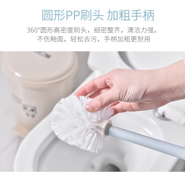 Wholesale creative toilet brush set toilet bristle toilet brush set of personality toilet cleaning brush