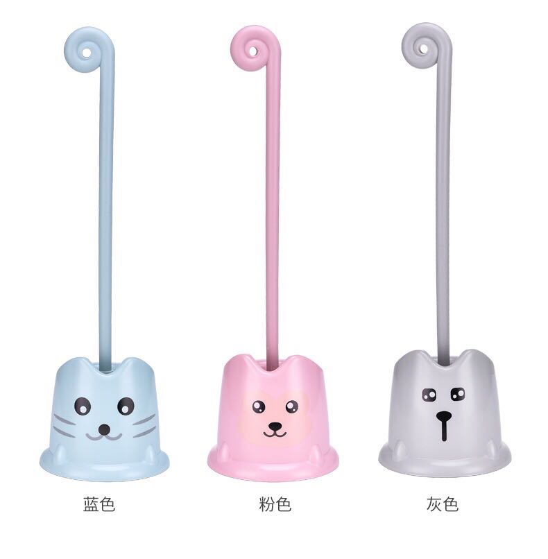 Wholesale creative toilet brush set toilet bristle toilet brush set of personality toilet cleaning brush