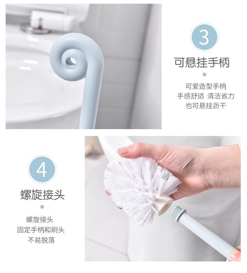 Wholesale creative toilet brush set toilet bristle toilet brush set of personality toilet cleaning brush Wholesale creative toilet brush set toilet bristle toilet brush set of personality toilet cleaning brush