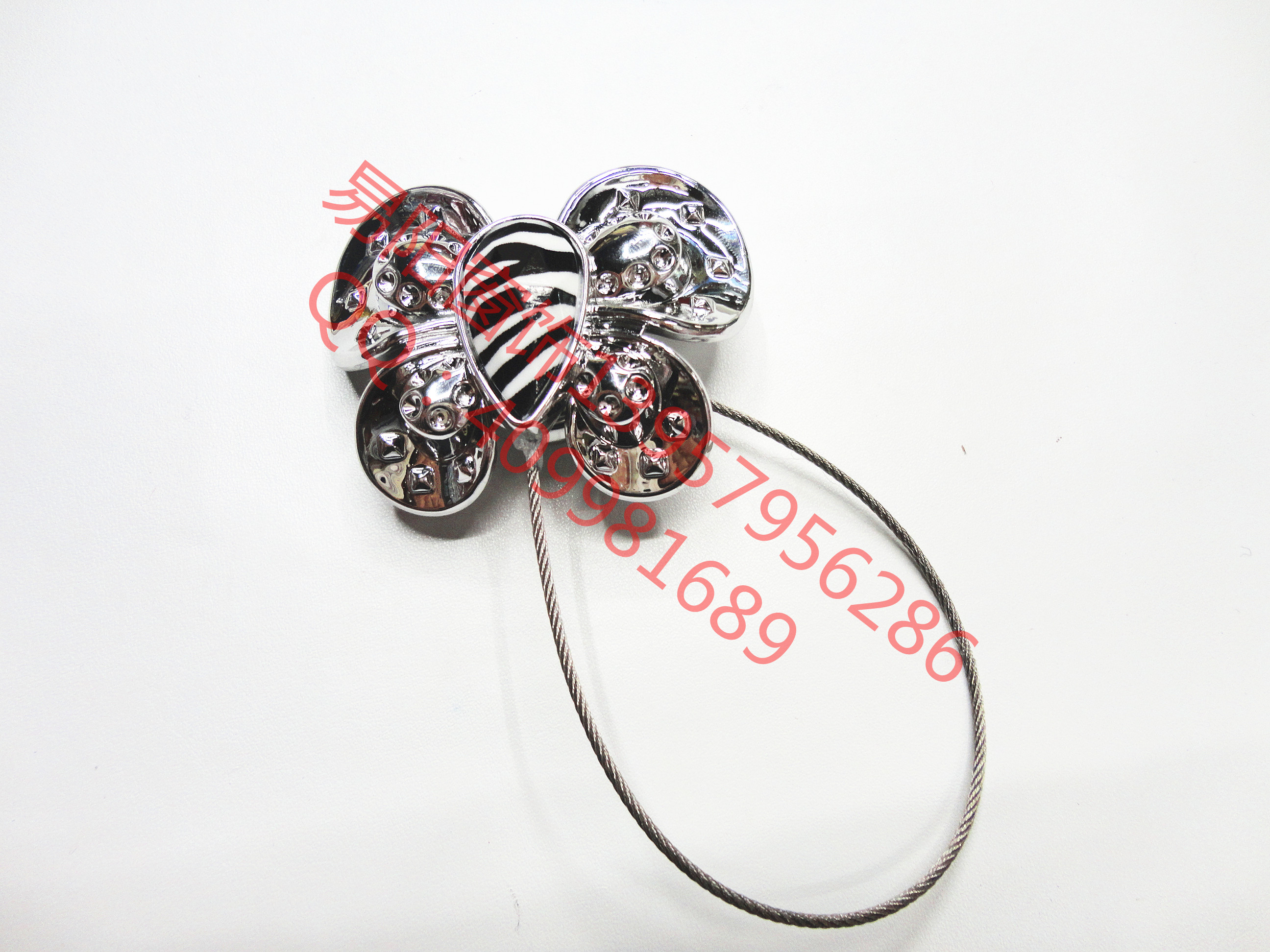 European high-grade alloy rhinestones creative Joker magnetic curtain curtains strap magnetic clasp buckle