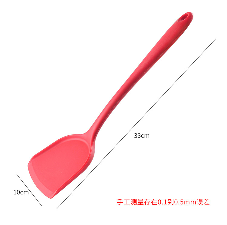 Kitchen utensils silicone spatula household non - stick pan turner integral heat resistant silicone cooking shovel Kitchen utensils silicone spatula household non - stick pan turner integral heat resistant silicone cooking shovel