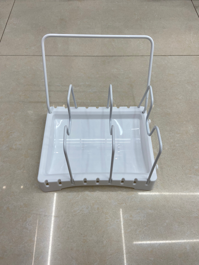 Pot Cover Rack Desktop Kitchen Countertop with Water Collection Tray Household Lid Holder Storage Rack Spatula and Soup Spoon Storage Rack Pot Cover Rack Desktop Kitchen Countertop with Water Collection Tray Household Lid Holder Storage Rack Spatula and Soup Spoon Storage Rack