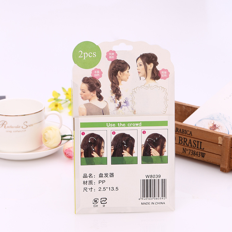 Wave Tress Device Fashion Styling Tress Device Centipede Braid Hair Styling Tool Hair Band Hair Tools Black