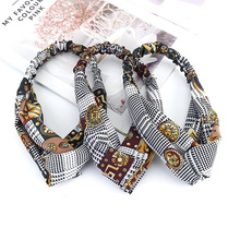 Hot-selling Korean version of the classic fresh small dot hair band Joker Wave dot printing middle fork hair band Spot wholesale Hot-selling Korean version of the classic fresh small dot hair band Joker Wave dot printing middle fork hair band Spot wholesale