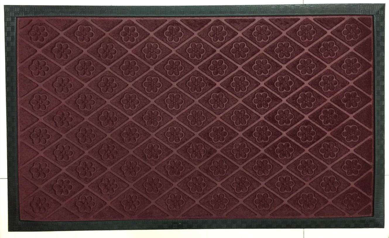 Door mat non-slip mat foreign trade mat home mat with edge embossed mat