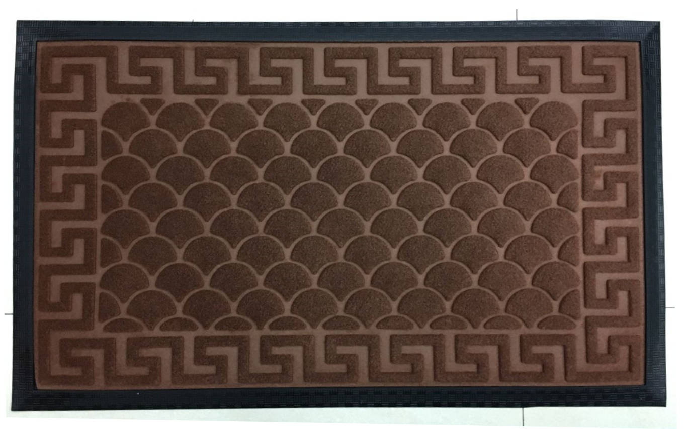 Door mat non-slip mat foreign trade mat home mat with edge embossed mat Door mat non-slip mat foreign trade mat home mat with edge embossed mat