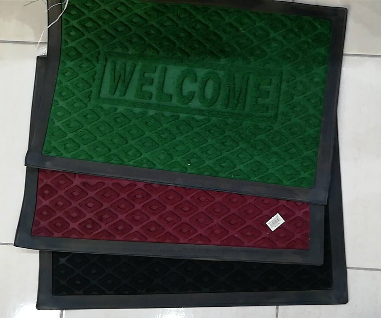 Door mat non-slip mat foreign trade mat home mat with edge embossed mat Door mat non-slip mat foreign trade mat home mat with edge embossed mat