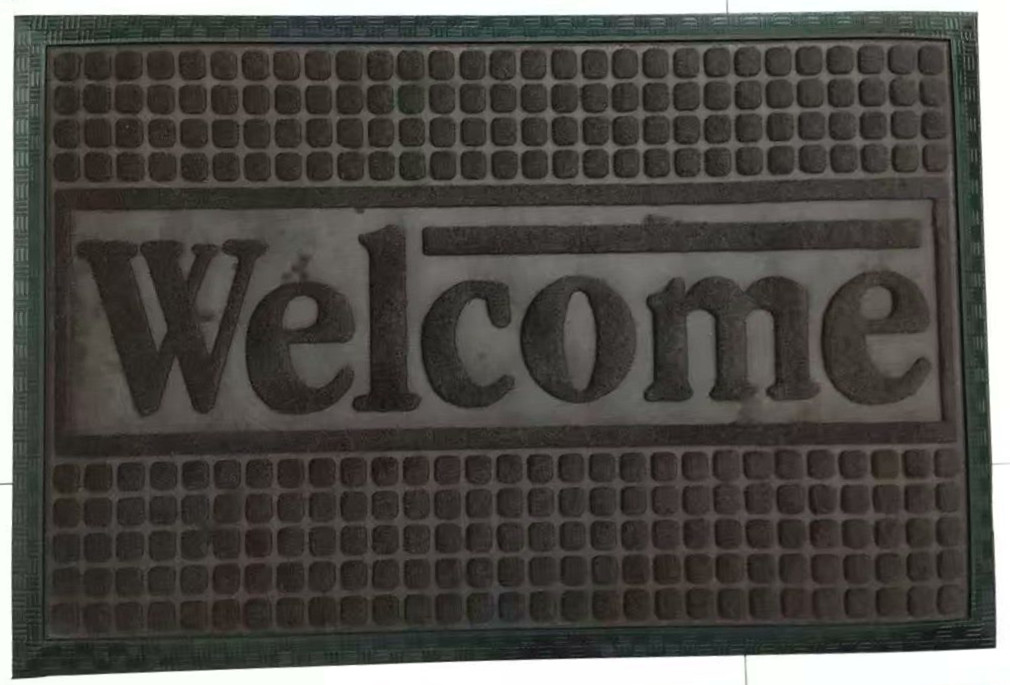 Door mat non-slip mat foreign trade mat home mat with edge embossed mat Door mat non-slip mat foreign trade mat home mat with edge embossed mat