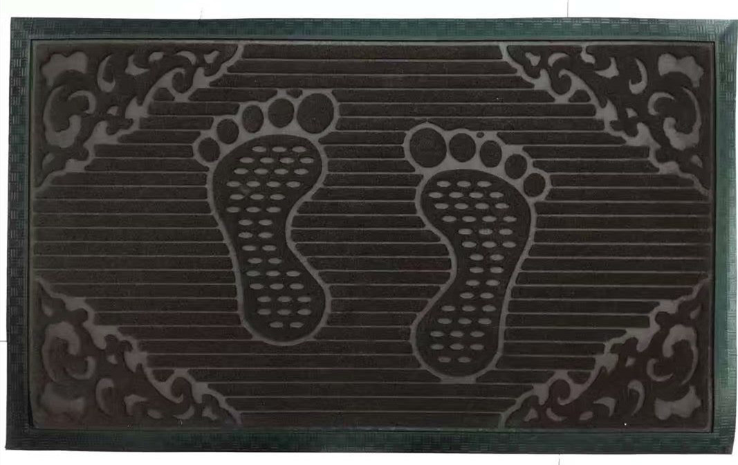 Door mat non-slip mat foreign trade mat home mat with edge embossed mat Door mat non-slip mat foreign trade mat home mat with edge embossed mat