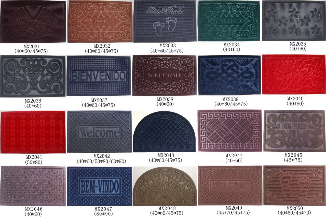 45*75cm rubber mat embossed with edge embossed floor mat door mat absorbent non-slip mat foot pad 45*75cm rubber mat embossed with edge embossed floor mat door mat absorbent non-slip mat foot pad