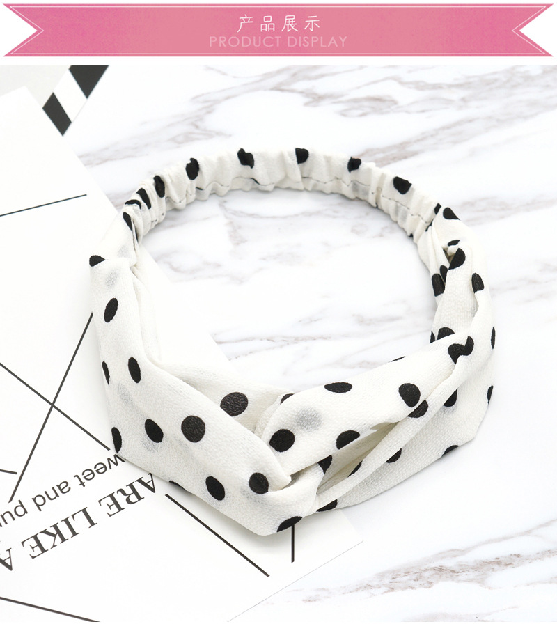 Korean version of hot art wave point headwear accessories fashion bath makeup hair band manufacturers wholesale