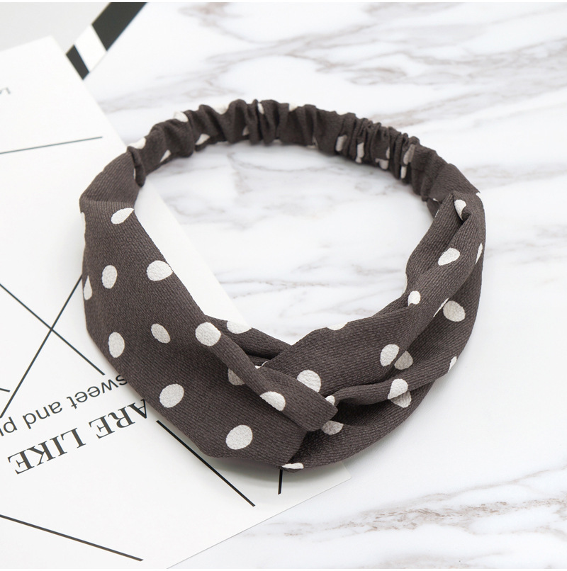 Korean version of hot art wave point headwear accessories fashion bath makeup hair band manufacturers wholesale