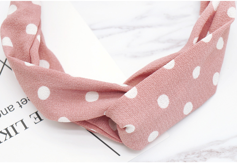 Korean version of hot art wave point headwear accessories fashion bath makeup hair band manufacturers wholesale