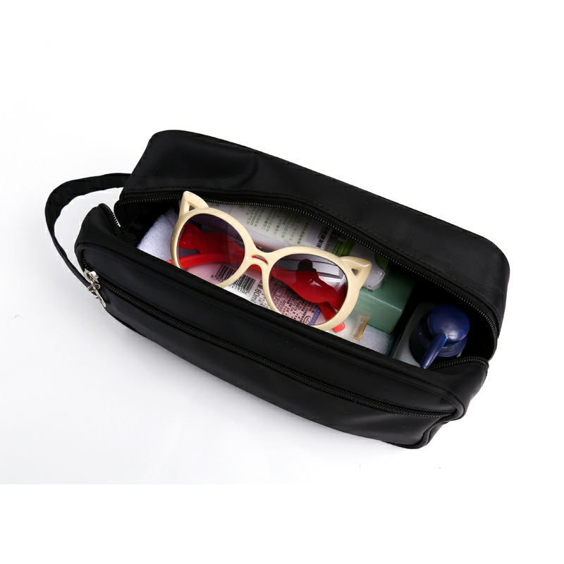 Men&#039;s Waterproof Double-Layer Wash Bag Cosmetic Bag Large Capacity Personal Hygiene Bag Travel Business Trip Storage Bag Can Be Customized