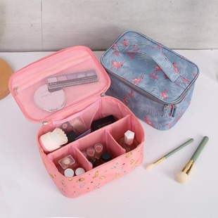 Lazy Cosmetic Bag Women's Large Capacity Travel Travel Portable Ins Style Super Hot Simple Drawstring Waterproof Storage Bag