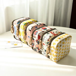 Lazy Cosmetic Bag Women's Large Capacity Travel Travel Portable Ins Style Super Hot Simple Drawstring Waterproof Storage Bag