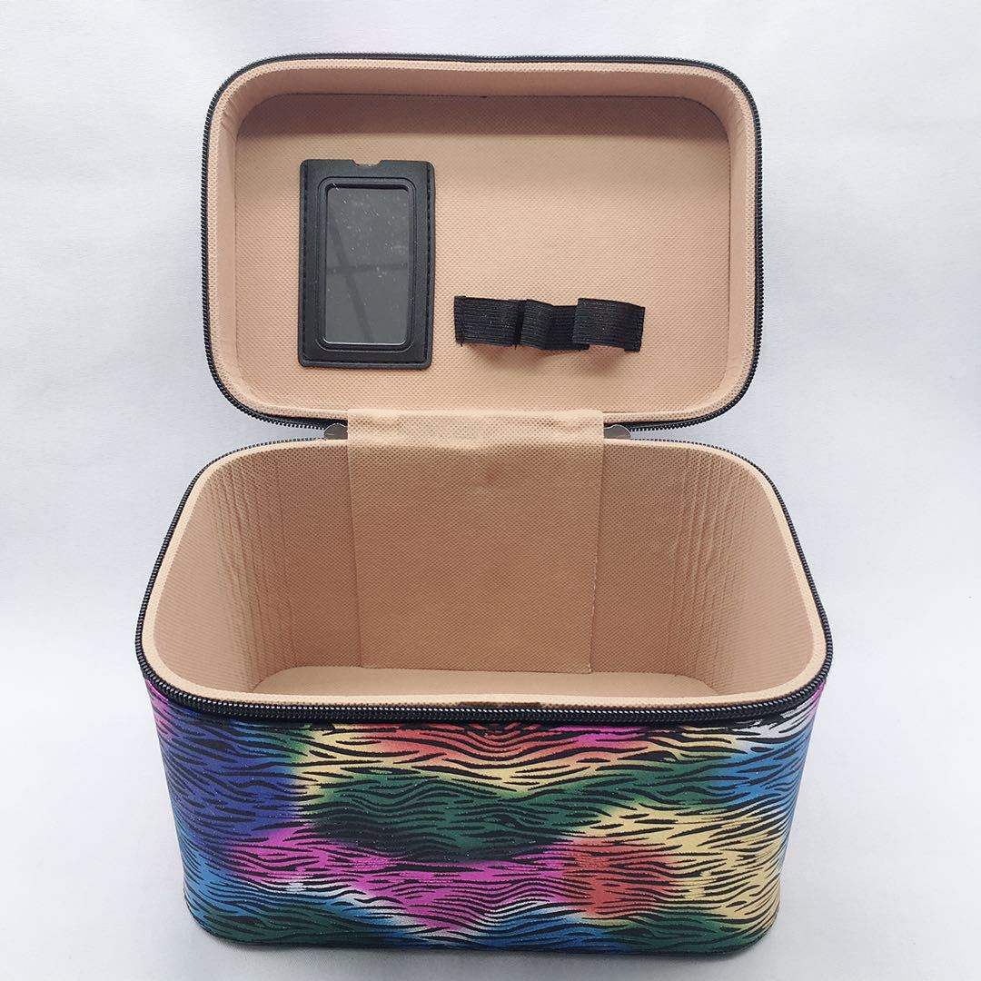 Factory Direct Sales Multifunctional Fish Scale Laser Square Cosmetic Case Three-Piece Portable Cosmetic Bag Waterproof Storage Bag Factory Direct Sales Multifunctional Fish Scale Laser Square Cosmetic Case Three-Piece Portable Cosmetic Bag Waterproof Storage Bag