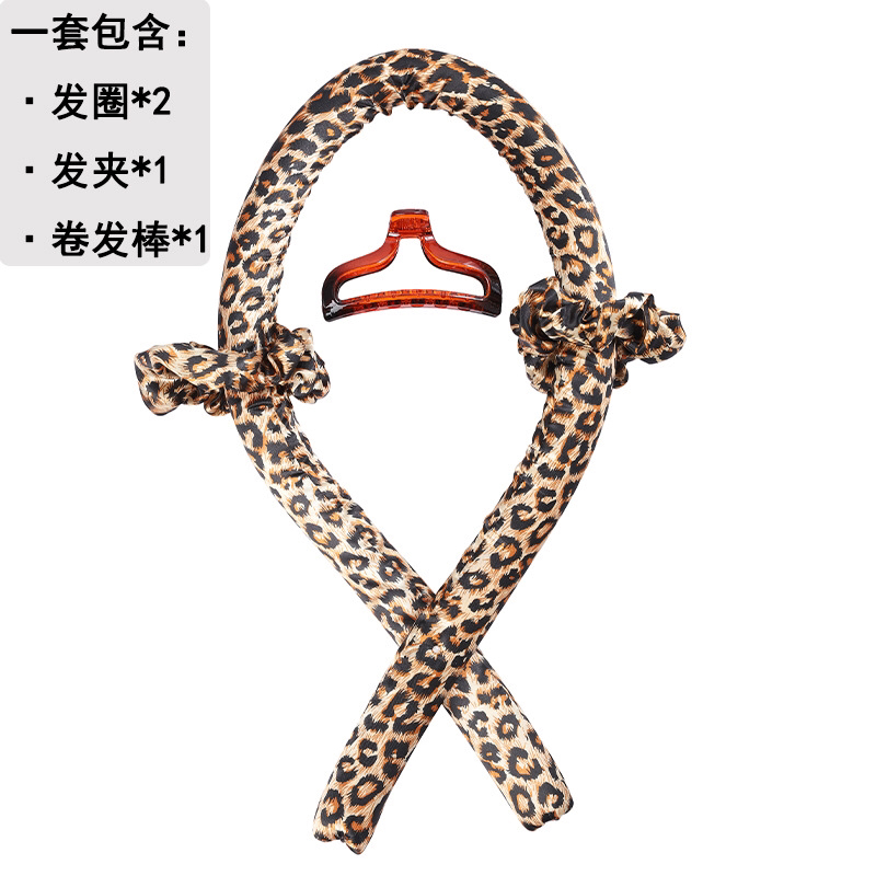Cross-Border Amazon Hot Sale Foam Hair Curler Lazy Hair Curler No Heat Big Wave Curly Hair Suit in Stock Wholesale