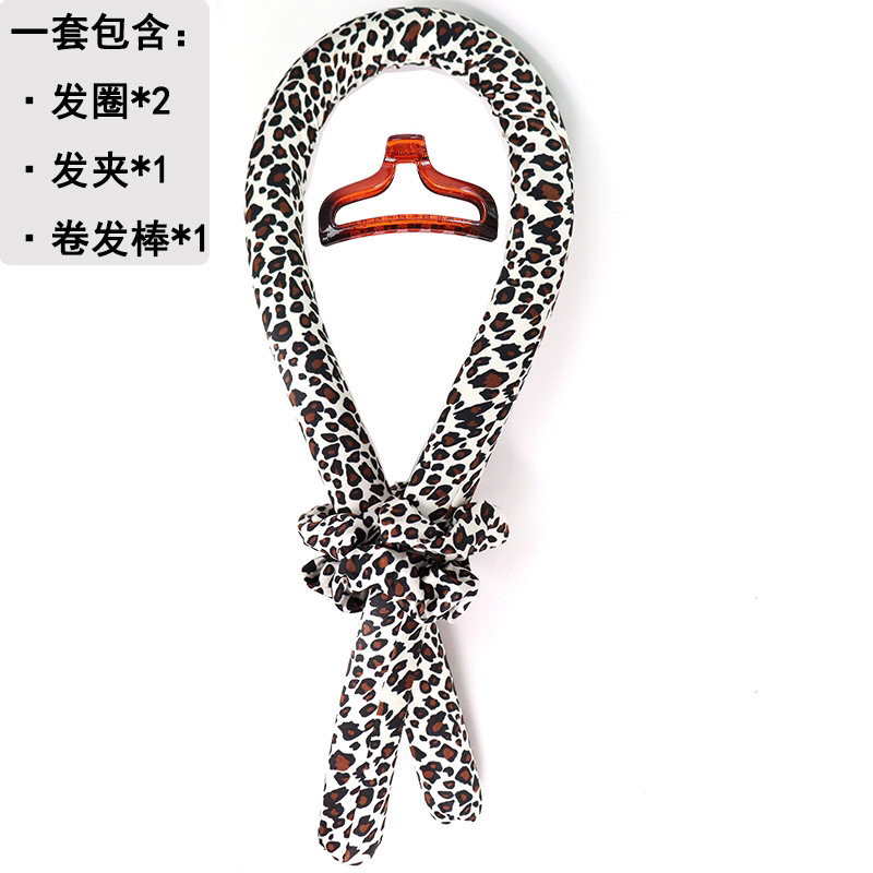 Cross-Border Amazon Hot Sale Foam Hair Curler Lazy Hair Curler No Heat Big Wave Curly Hair Suit in Stock Wholesale