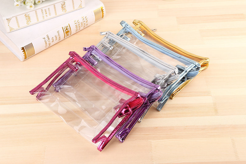 Transparent Briefcase PVC Cosmetic Bag Korean Style Handbag PVC Storage Bag Wash Bag Transparent Briefcase PVC Cosmetic Bag Korean Style Handbag PVC Storage Bag Wash Bag