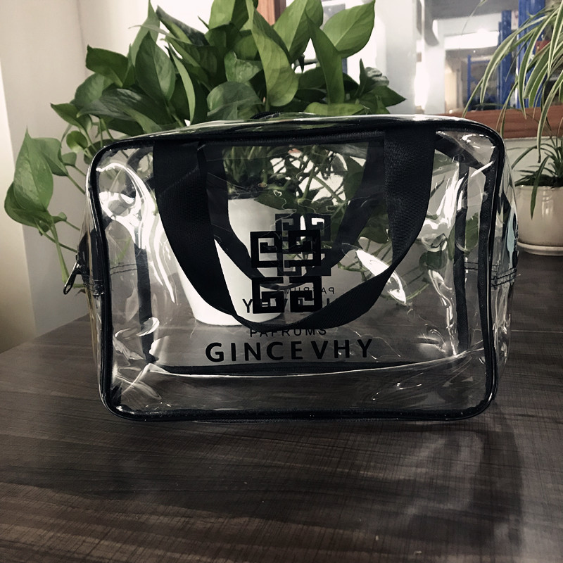 Waterproof PVC Cosmetic Bag Large Capacity Travel Storage Bag PVC Transparent Wash Bag Beach Bag Waterproof PVC Cosmetic Bag Large Capacity Travel Storage Bag PVC Transparent Wash Bag Beach Bag