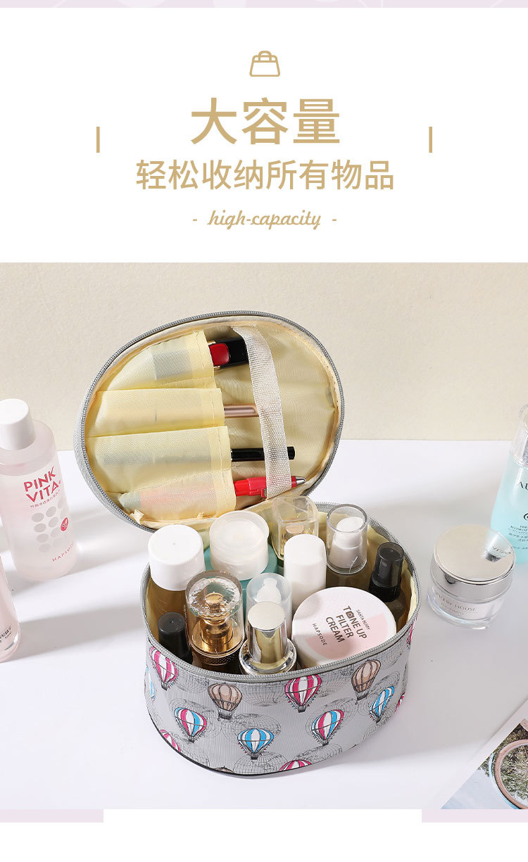 New Style PU Leather Balloon Travel Portable Storage Bag Large Capacity Waterproof Cosmetic Bag Makeup Storage Bag New Style PU Leather Balloon Travel Portable Storage Bag Large Capacity Waterproof Cosmetic Bag Makeup Storage Bag