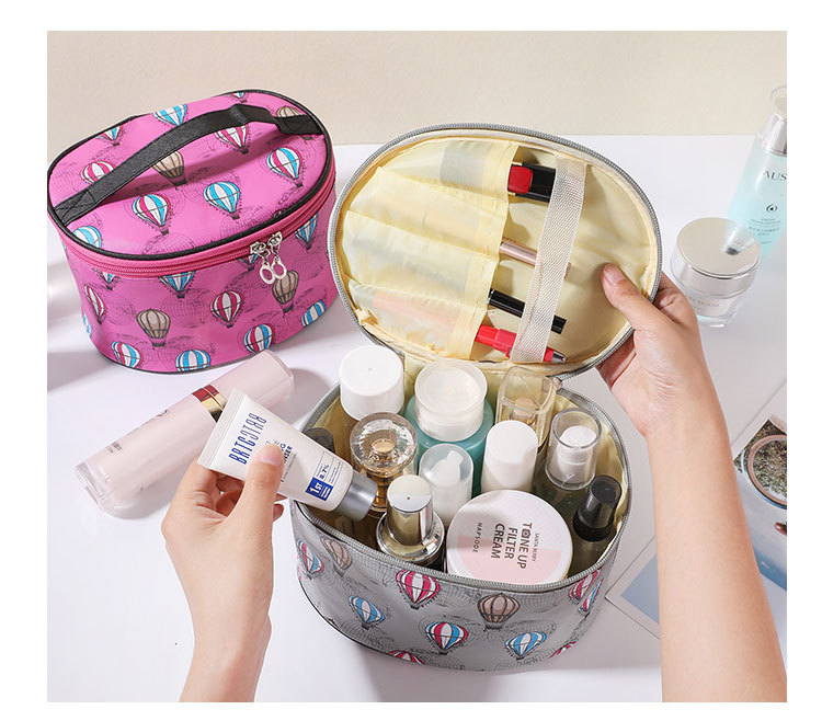 New Style PU Leather Balloon Travel Portable Storage Bag Large Capacity Waterproof Cosmetic Bag Makeup Storage Bag New Style PU Leather Balloon Travel Portable Storage Bag Large Capacity Waterproof Cosmetic Bag Makeup Storage Bag
