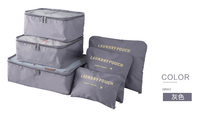Large Travel Storage 6-Piece Waterproof Clothes Organizing Bag Travel Storage 6-Piece Set Clothing Storage Bag Large Travel Storage 6-Piece Waterproof Clothes Organizing Bag Travel Storage 6-Piece Set Clothing Storage Bag