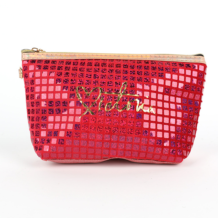 New Fashion Flannel Laser Indentation Cosmetic Bag Internet Celebrity Makeup Storage Bag Cross-Border Customization Night Club Style Cosmetic Bag New Fashion Flannel Laser Indentation Cosmetic Bag Internet Celebrity Makeup Storage Bag Cross-Border Customization Night Club Style Cosmetic Bag