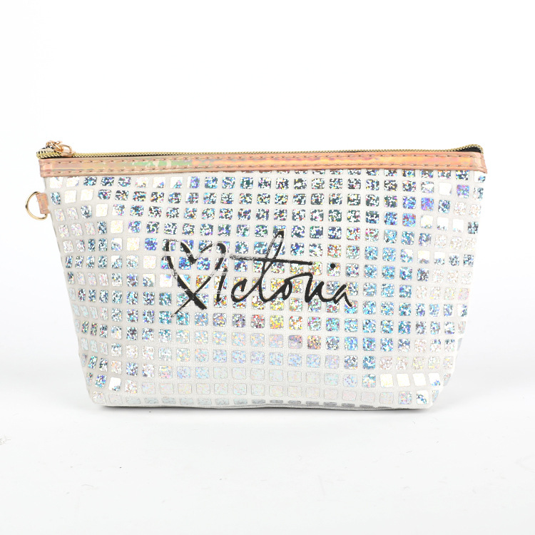 New Fashion Flannel Laser Indentation Cosmetic Bag Internet Celebrity Makeup Storage Bag Cross-Border Customization Night Club Style Cosmetic Bag New Fashion Flannel Laser Indentation Cosmetic Bag Internet Celebrity Makeup Storage Bag Cross-Border Customization Night Club Style Cosmetic Bag