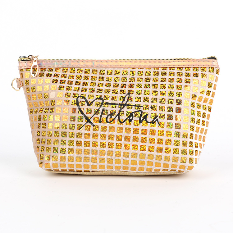 New Fashion Flannel Laser Indentation Cosmetic Bag Internet Celebrity Makeup Storage Bag Cross-Border Customization Night Club Style Cosmetic Bag New Fashion Flannel Laser Indentation Cosmetic Bag Internet Celebrity Makeup Storage Bag Cross-Border Customization Night Club Style Cosmetic Bag