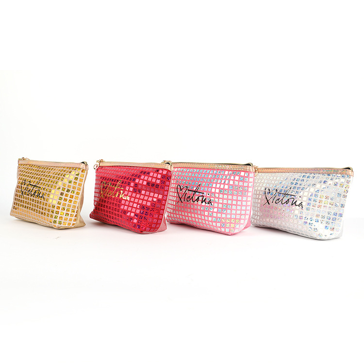 New Fashion Flannel Laser Indentation Cosmetic Bag Internet Celebrity Makeup Storage Bag Cross-Border Customization Night Club Style Cosmetic Bag New Fashion Flannel Laser Indentation Cosmetic Bag Internet Celebrity Makeup Storage Bag Cross-Border Customization Night Club Style Cosmetic Bag