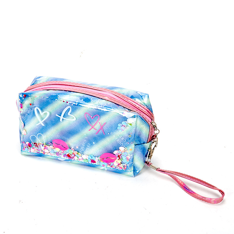Factory Direct Supply New Oblique Grid Cosmetic Bag Convenient Business Trip Multi-Purpose Toiletries Storage Bag Buggy Bag